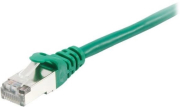 equip 606401 cat6a s ftp patch cable rj45 lszh 26awg 025m green photo
