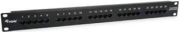 equip 125296 cat3 tel isdn patch panel 25port light grey lsa 1u photo