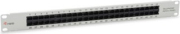equip 125297 cat3 tel isdn patch panel 50port light grey lsa 1u photo