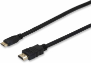 equip 119307 highspeed hdmi to minihdmi adapter cable m m 102 gbit s 2m black photo