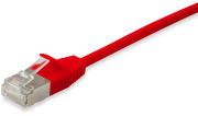 equip 606146 slim patch cable cat6a s ftp 3m red photo