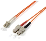 equip 254323 lc sc fiber optic adapter cable om1 3m photo