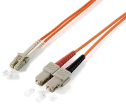 equip 254315 lc sc fiber optic adapter cable om2 5m photo