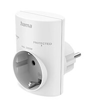 hama 223321 overvoltage protection adapter white photo