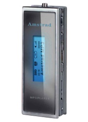 amstrad mp160 mp3 player 256mb radio silver photo