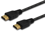 savio cl 05 cable hdmi 14 3d ethernet gold plated 2m black photo