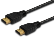 savio cl 36 hdmi cable v14 ethernet 3d dolby truehd 24k gold plated 05m photo