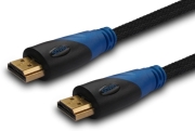 savio cl 48 hdmi cable v14 nylon 24k gold plated 20m photo