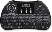 savio kw 02 illuminated wireless keyboard for tv box smart tv consoles pc photo