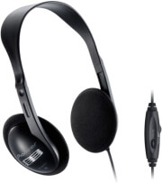 pioneer se a611tv lightweight on ear tv headphones with volume control black photo