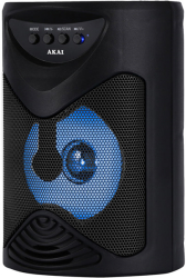 akai abts 704 bluetooth karaoke speaker usb tws led micro sd photo