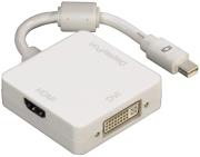 hama 53245 3 in 1 mini displayport adapter for dvi displayport hdmi photo