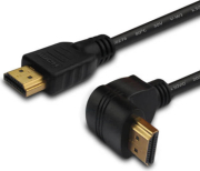 savio cl 108 hdmi m v20 cable copper angled 15m black photo