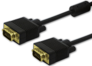 savio cl 51 vga m vga m shielded cable 2 ferrites 10m photo