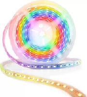nedis wifils51crgb smartlife full colour led strip 5000mm ip65 700lm photo