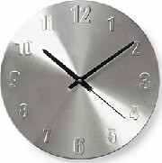 nedis clwa009mt30 circular wall clock 30 cm diameter aluminium photo