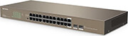 tenda teg1024f 24 port gigabit unmanaged switch with 2 sfp slots photo