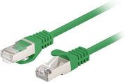 lanberg patchcord cat6 05m green fluke passed 10 pack photo
