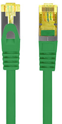 lanberg patchcord cat6a lszh cu 025m green fluke passed photo