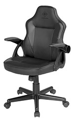 deltaco gam 130 gaming karekla dermatinis junior black dc120 photo