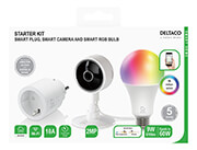 deltaco sh kit02 smart home starter kit 1 kamera 1 lampa 1 priza photo