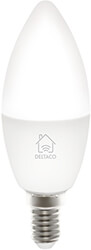 deltaco sh le14w smart home lampa led e14 wifi 5w 2700k 6500k dimmable leyki photo
