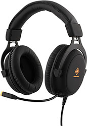 deltaco gam 030 gaming headset ensyrmato stereo 35mm mayro photo