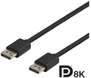 deltaco dp8k 1010 kalodio displayport 14 arseniko se displayport 14 arseniko 1m mayro photo