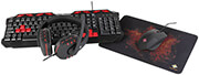 deltaco gam 023uk gaming kit 4se1 akoystika pliktrologio uk pontiki kai mousepad mayra photo