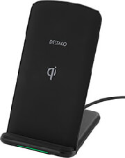 xxx deltaco qi 1033 fast wireless charging pad qi certified 10w blk photo