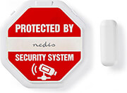 nedis alrmd20wt door window alarm with magnetic sensor batteries included photo
