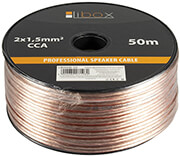 libox lb0008 50 speaker cable 2x150mm 50m photo