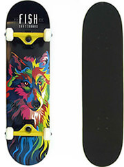 skateboard 31 wolf chinese maple photo