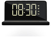 mebus 25622 digital alarm clock with wireless charger photo