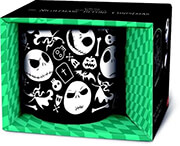 stor nightmare before christmas ceramic breakfast mug in gift box 400ml photo