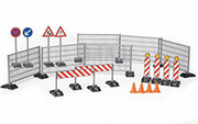 bruder fences pylons signs photo