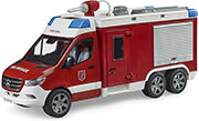 bruder mercedes benz sprinter fire brigade vehicle including light sound module photo