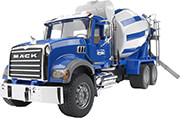 bruder mack granite concrete mixer truck blue white photo bruder mack granite concrete mixer truck blue white photo