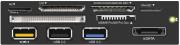 raidsonic icy box ib 868 b 35 multi port front panel card reader usb30 usb20 esata black photo