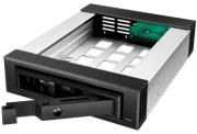 raidsonic icy box ib 129ssk b mobile rack 525 for 35 25 sas sata hdd ssd black photo