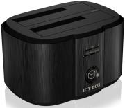 raidsonic icy box ib 124cl u3 2 bay docking and clone station 25 35 sata hdd photo