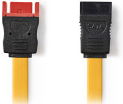 nedis ccgp73205ye10 sata 6gb s data extension cable 7 pin f m 1m yellow photo