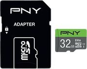 pny elite micro sdhc 32gb u1 with adapter psdu32gu185gw ge photo