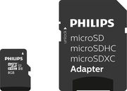 philips ultra speed microsdhc card 8gb class 10 uhs i u1 adapter fm08mp45b 00 photo