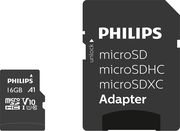 philips ultra speed microsdhc card 16gb class 10 uhs i u1 adapter fm16mp45b 00 photo