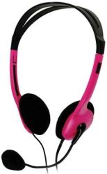 basicxl bxl headset 1 portable stereo headset pink photo