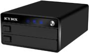 raidsonic ib 2221stu b icy box 25 external jbod subsystem photo