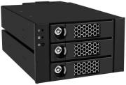 raidsonic ib 553ssk icy box 35 3bay dual channel sata sas backplane photo
