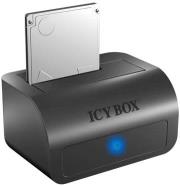 raidsonic ib 116stu3 b icy box hdd docking station 25 35 sata black photo