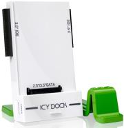 icy dock mb881u3 1sa sata ide usb30 pro adapter with docking stand 25 or 35  photo